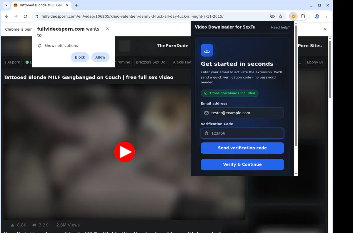 Sextu Video Downloader screenshot 4